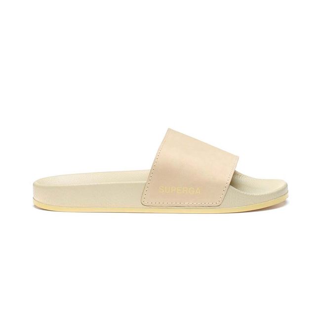 SUPERGA - Sandalia 1908 Slides Butter Beige Eg B SUPERGA