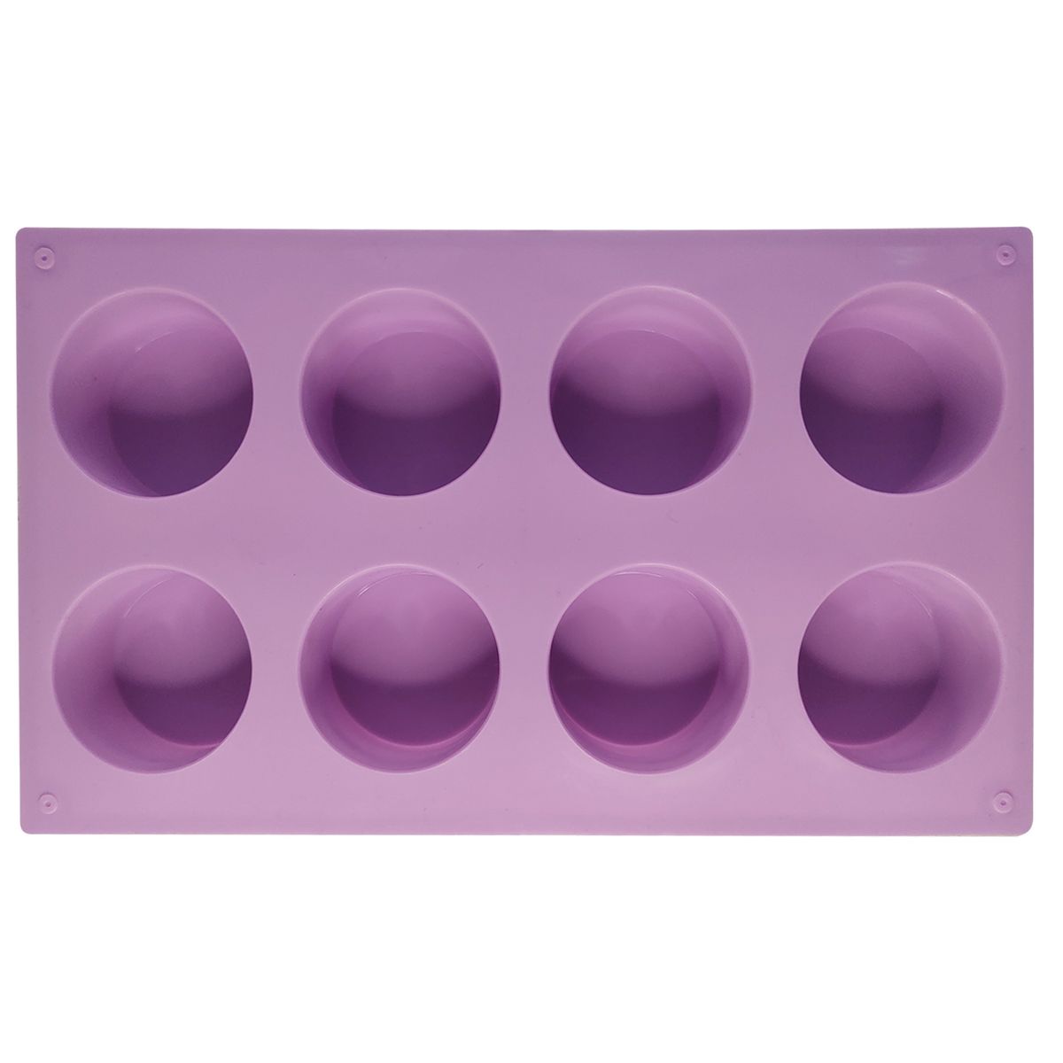 GENERICO - Molde Para Cupcakes De Silicona 8 Queques Reposteria Cocina