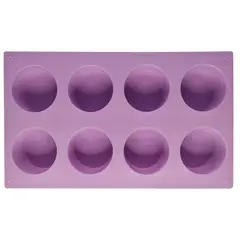 GENERICO - Molde Para Cupcakes De Silicona 8 Queques Reposteria Cocina
