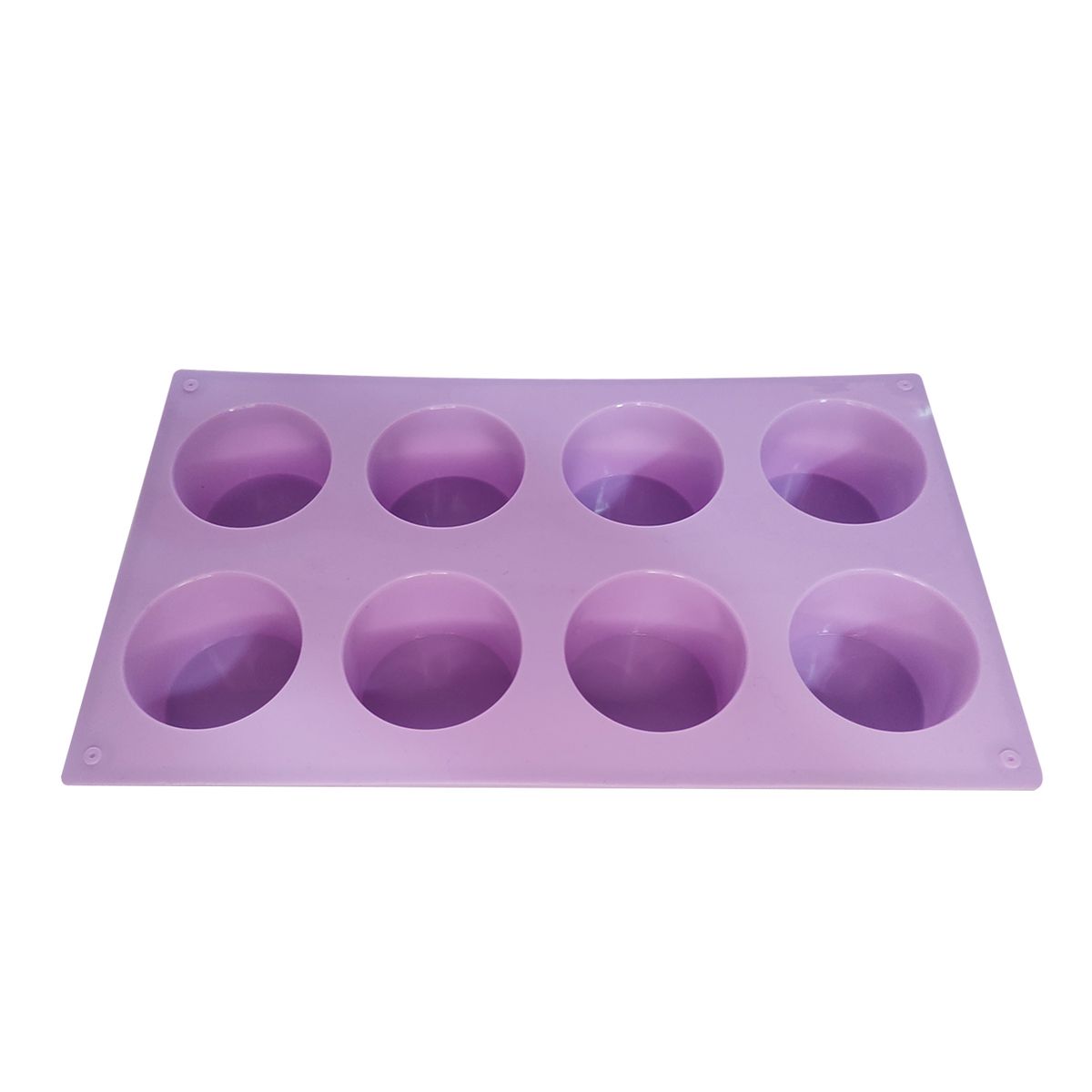 GENERICO - Molde Para Cupcakes De Silicona 8 Queques Reposteria Cocina