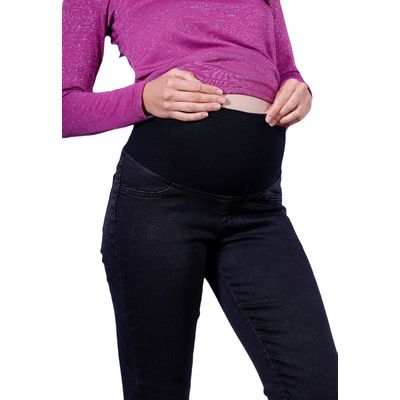 Imagen 2 del producto Jeans Maternal Pitillo Negro