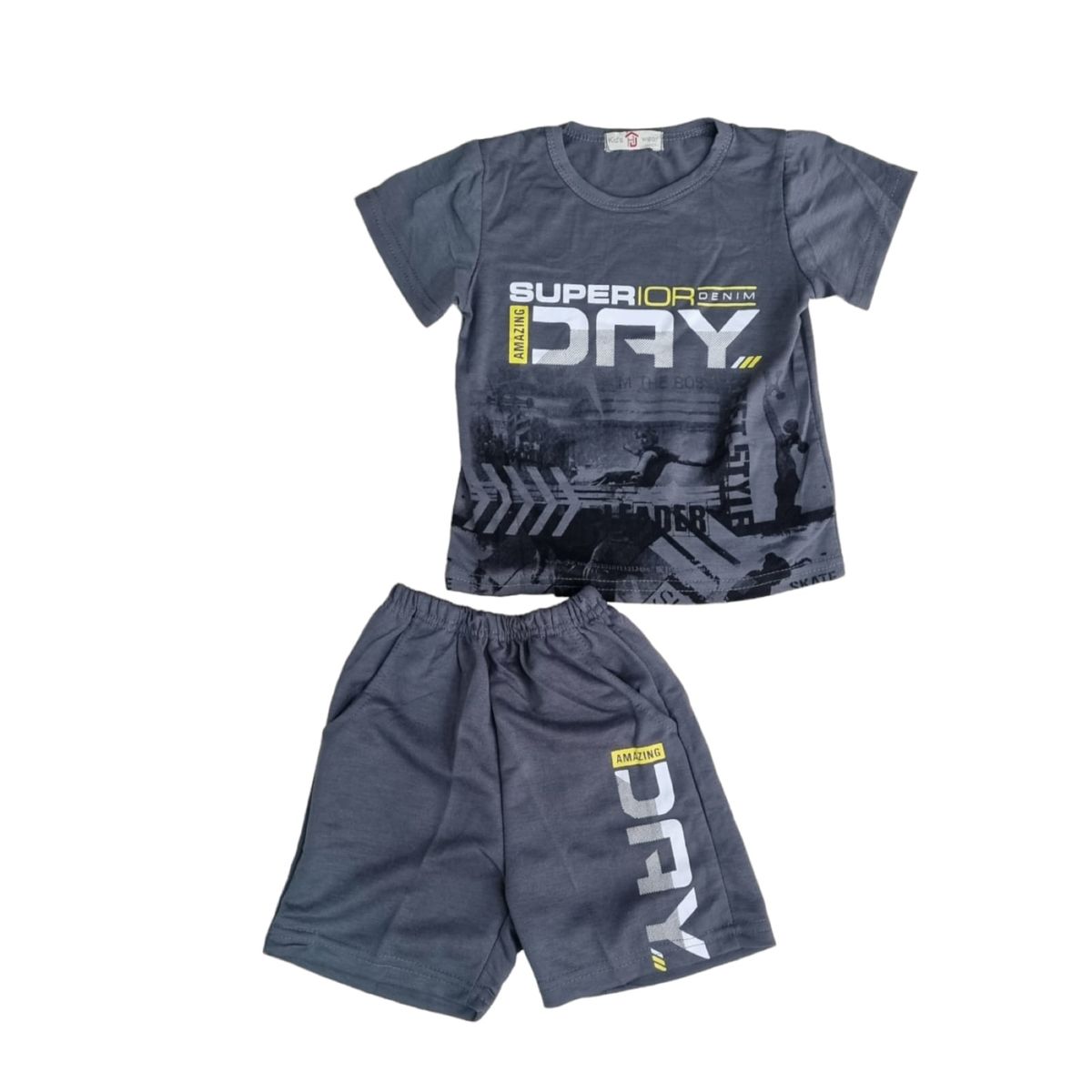 AGW - Pijama Niño Manga Corta Algodón Diseños Variados