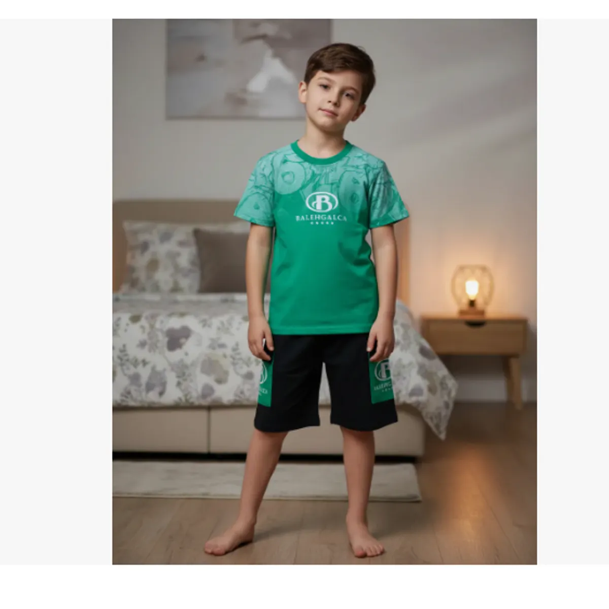 AGW - Pijama Niño Manga Corta Colores Surtidos