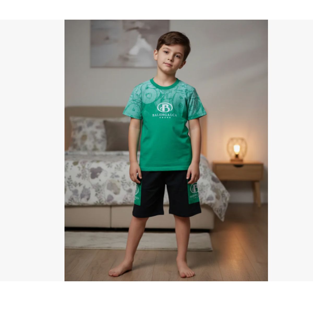 AGW - Pijama Niño Manga Corta Colores Surtidos