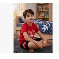 AGW - Pijama Niño Manga Corta Colores Surtidos