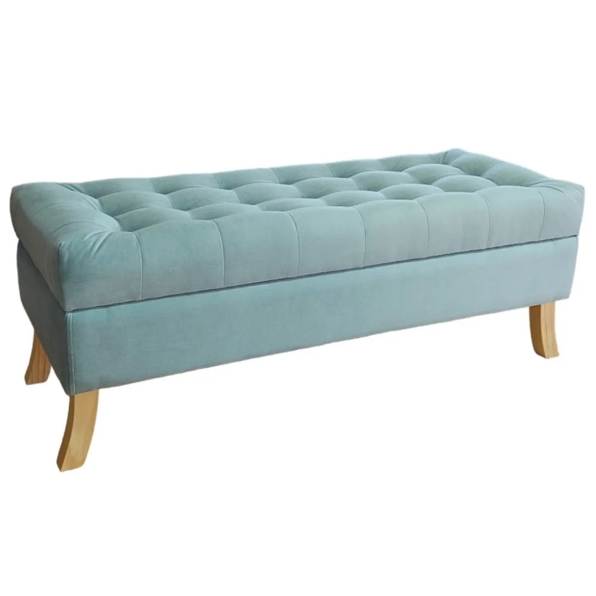 GENERICO - Banqueta Baúl Portofino Color Menta 119x45x45cm