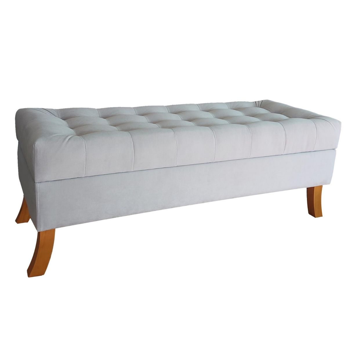GENERICO - Banqueta Baúl Portofino Color Gris Perla
