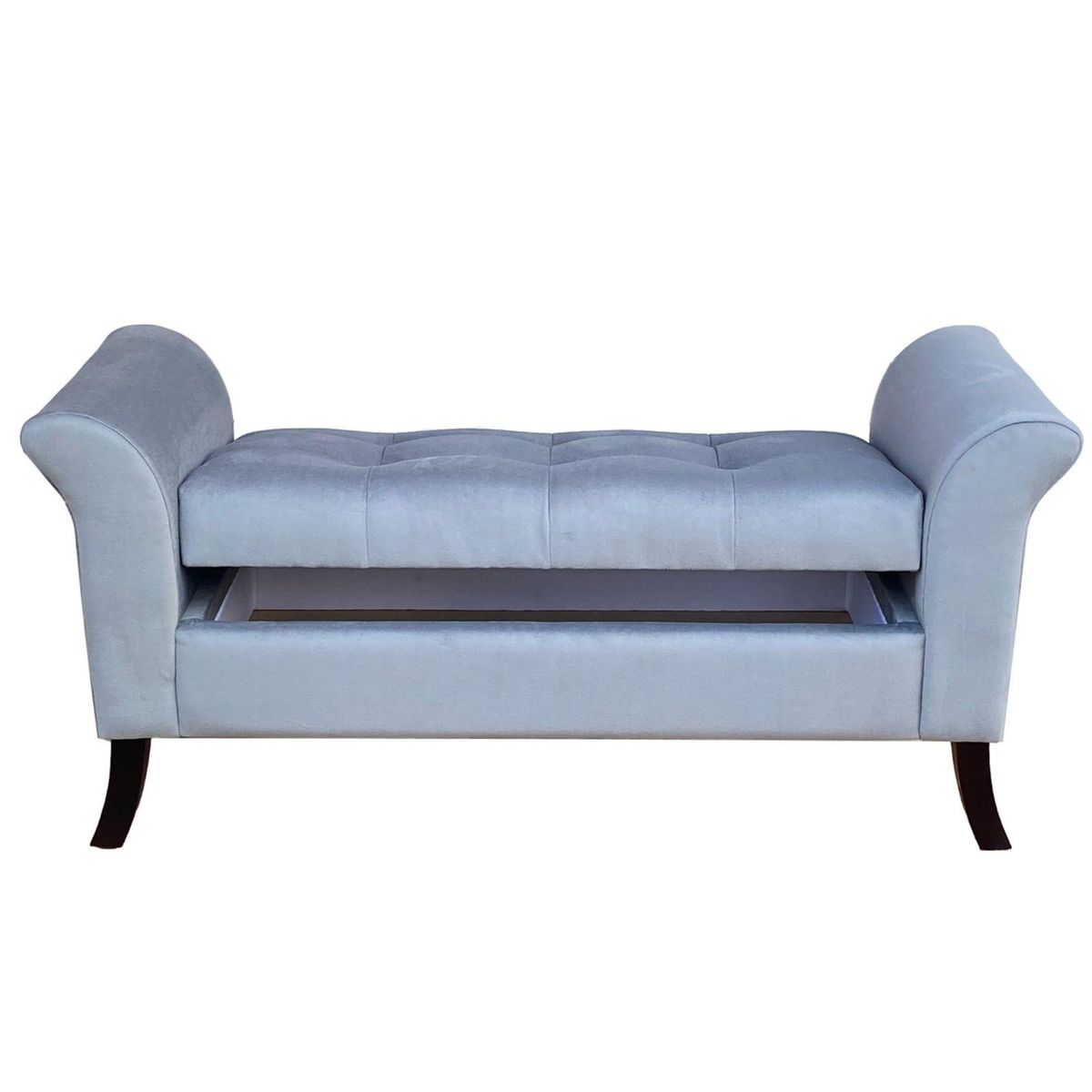 GENERICO - Banqueta Baúl Verona Color Gris