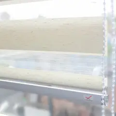 VINCENZI - Cortina Roller Duo 2 X 2.4M Blanco Oats