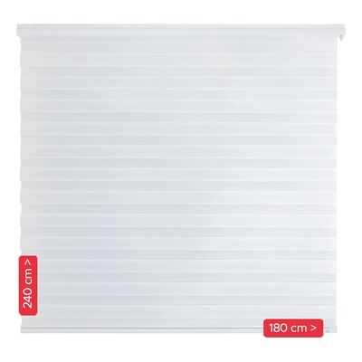 Imagen 2 del producto Cortina Roller Duo Blanca 180x240cm