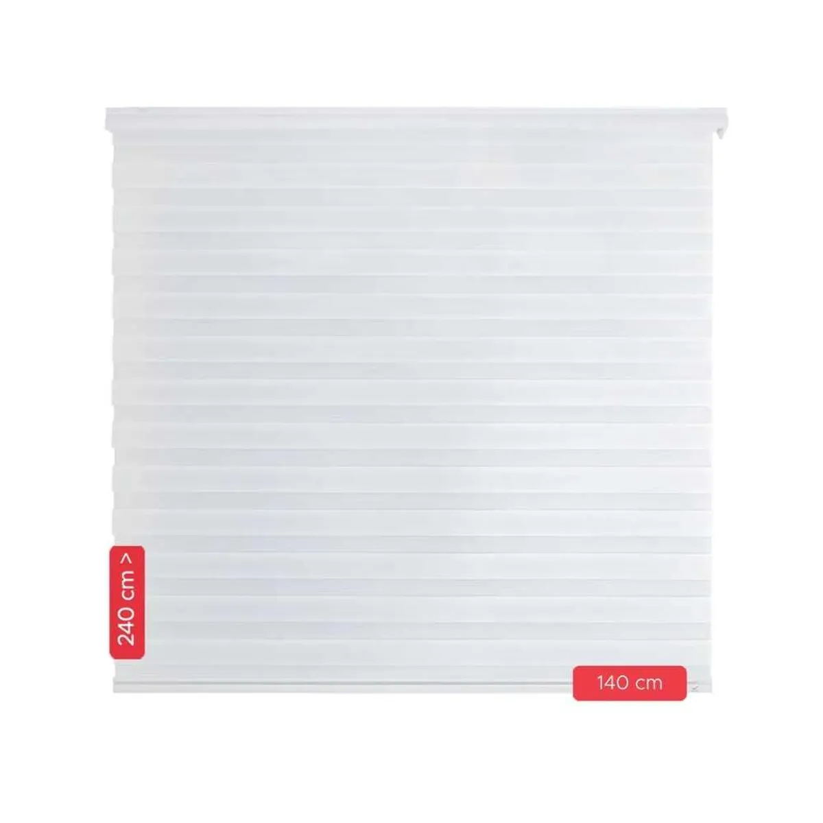 VINCENZI - Cortina Roller Duo Blanca 140x240cm