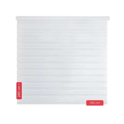 Imagen 2 del producto Cortina Roller Duo Blanca 140x240cm