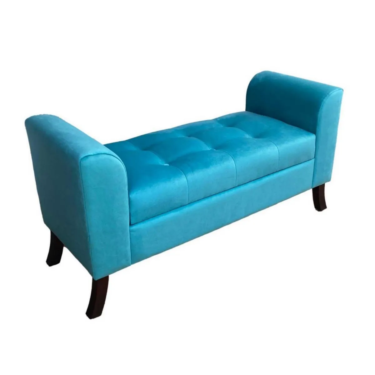 GENERICO - Banqueta Baúl Roma Color Turquesa