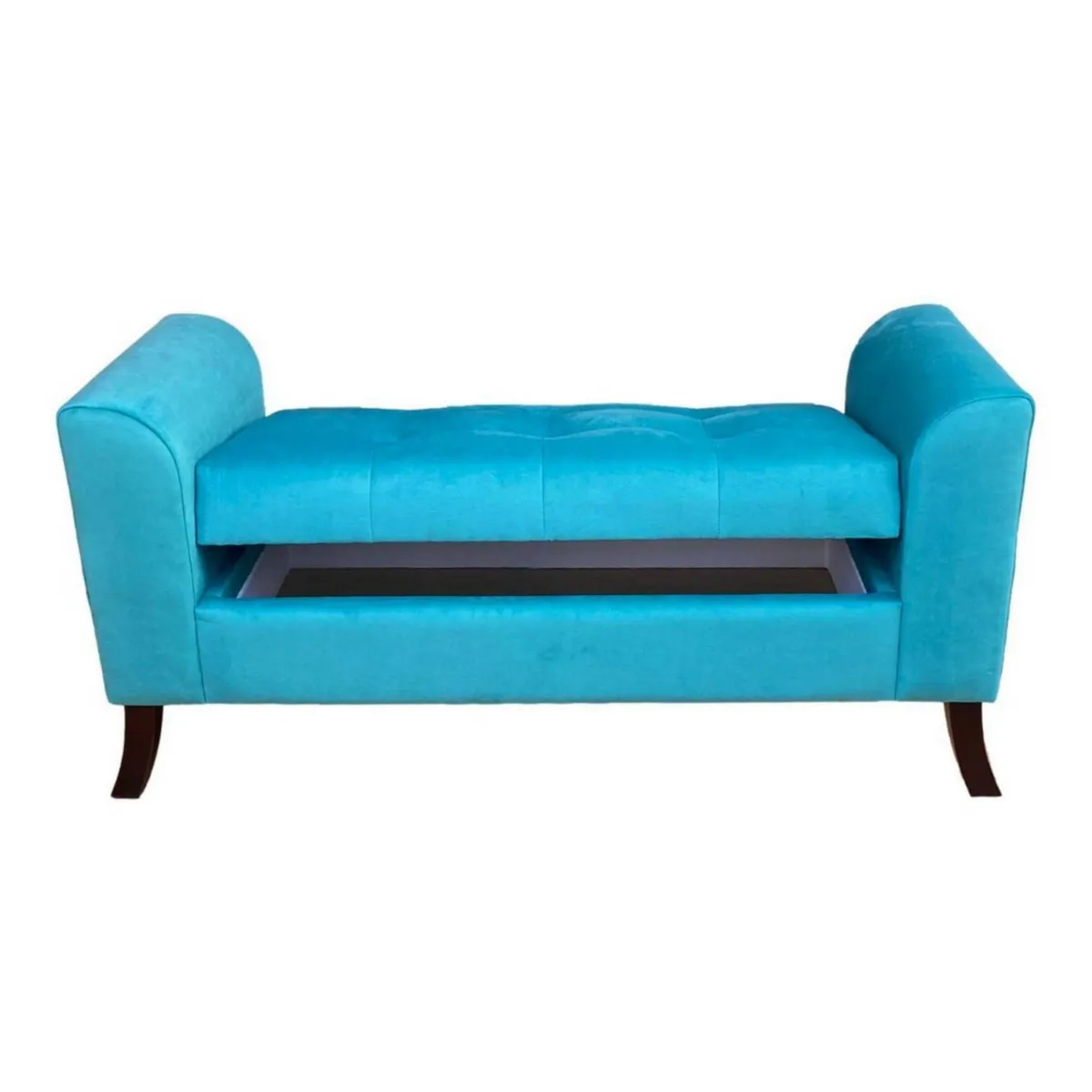 GENERICO - Banqueta Baúl Roma Color Turquesa