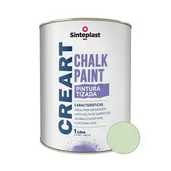 SINTEPLAST - Pintura Tizada para Melamina Verde Pacífico 1 LT