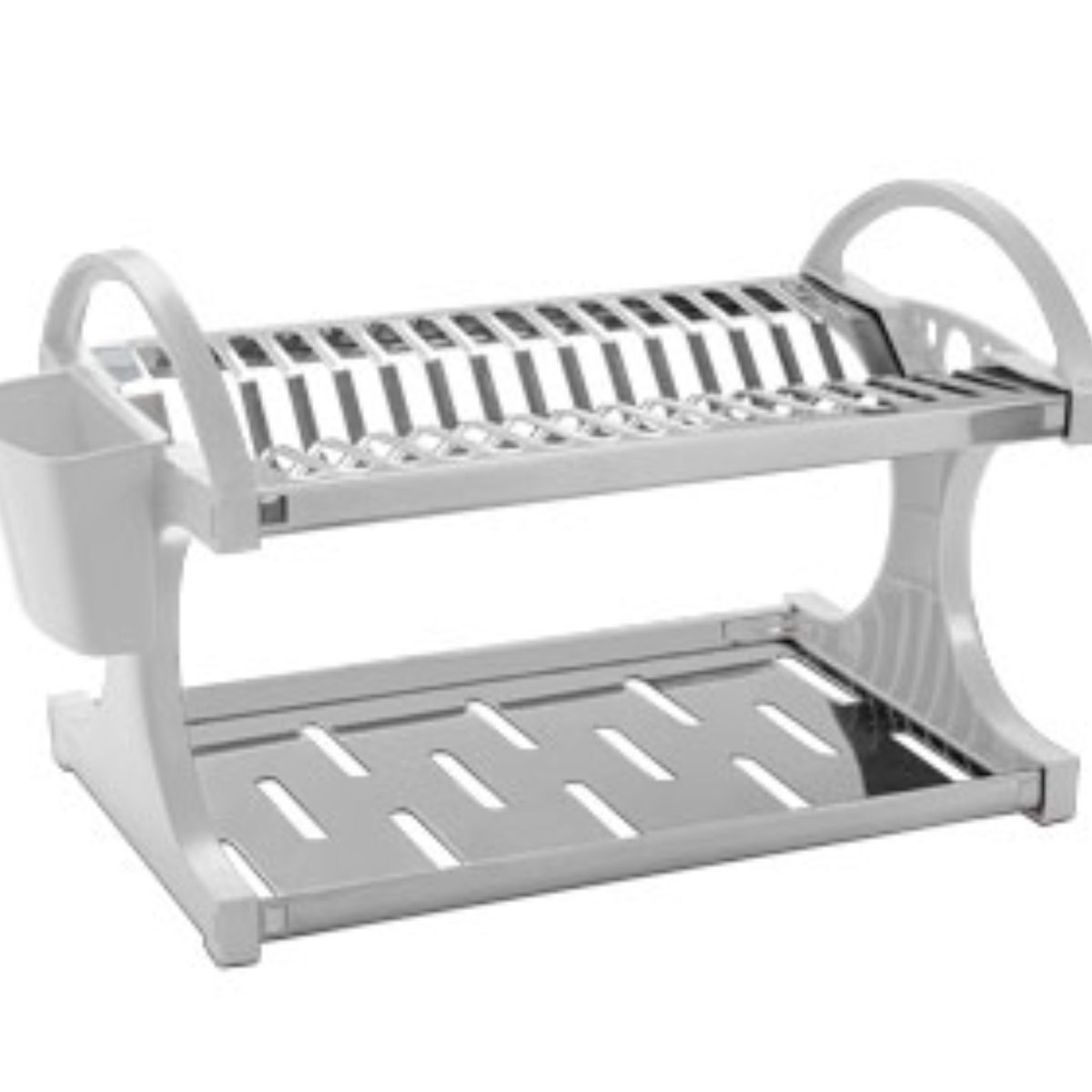 BRINOX - ESCURRE PLATOS 16 PLATOS EN ACERO INOXIDABLE BLANCO - 2104/201