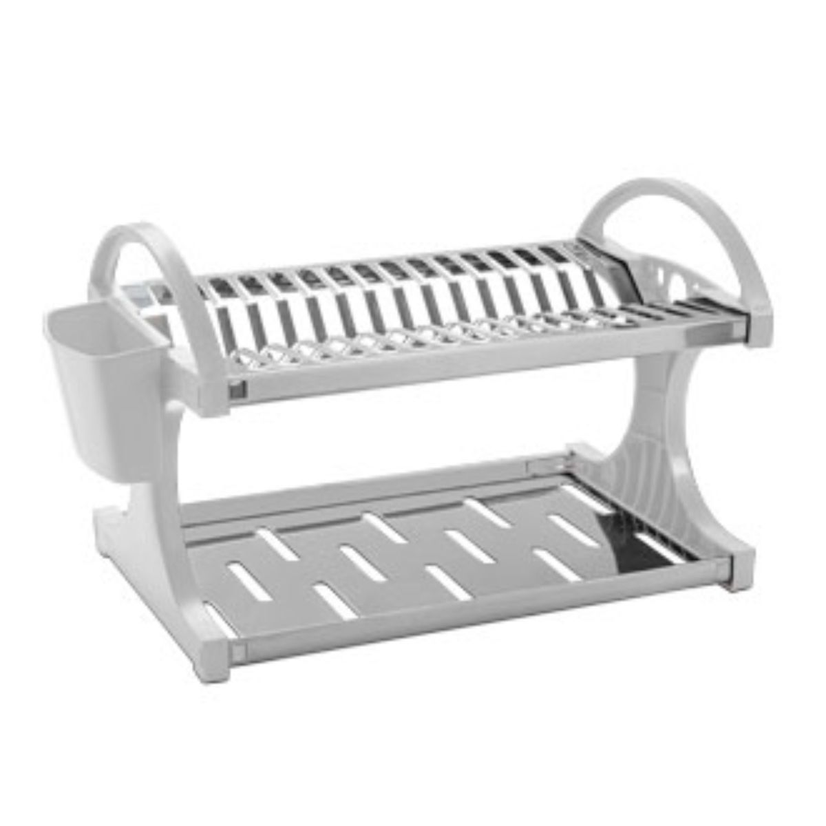 BRINOX - ESCURRE PLATOS 16 PLATOS EN ACERO INOXIDABLE BLANCO - 2104/201