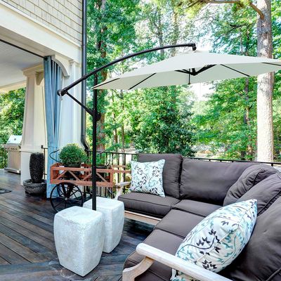 Imagen 2 del producto Quitasol Lateral Colgante 3 m Gris Claro