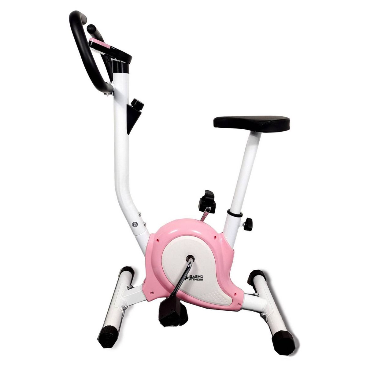 BASKO FITNESS - Bicicleta Estatica Rosada 2.0