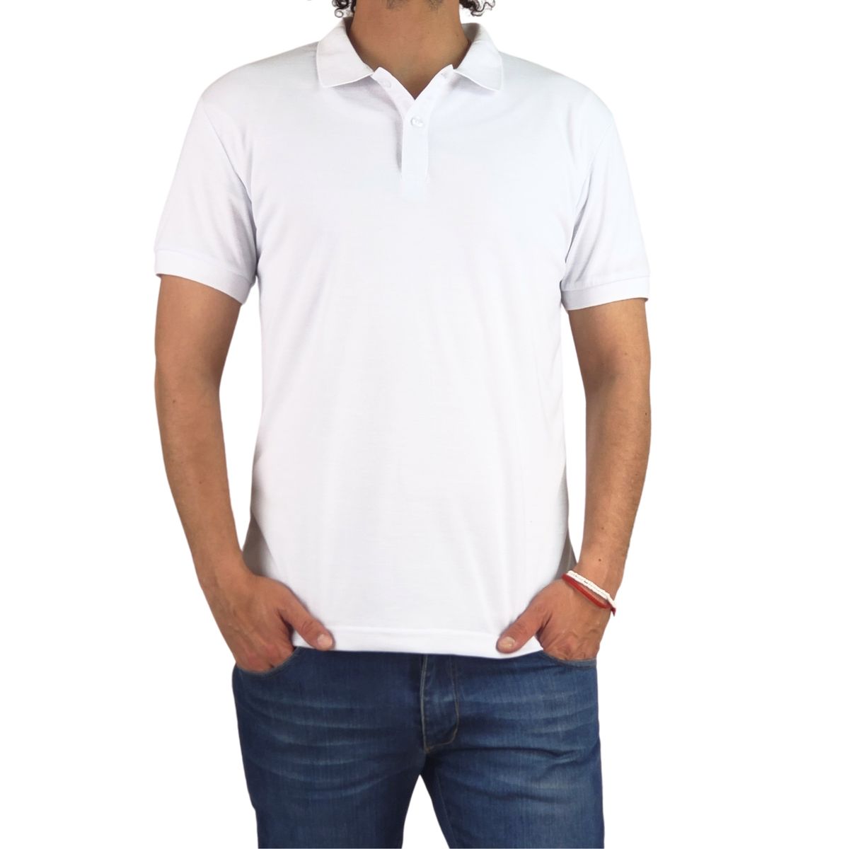 LIKE SHOP - Polera Piqué Hombre Textura Suave 001