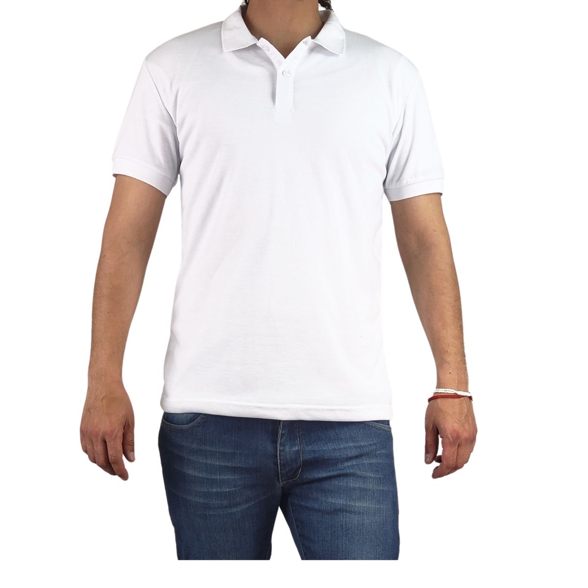 LIKE SHOP - Polera Piqué Hombre Textura Suave 001