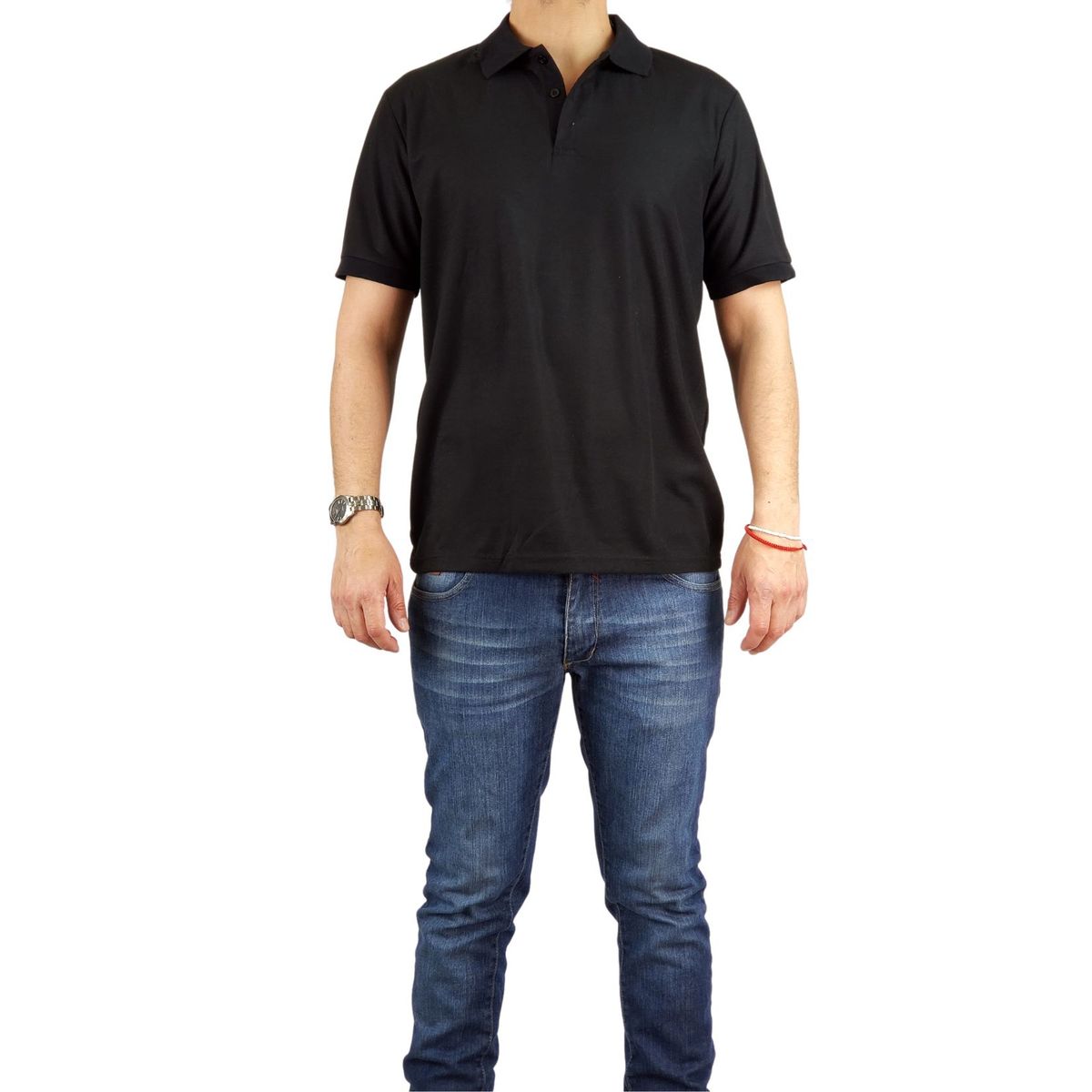 LIKE SHOP - Polera Piqué Hombre Textura Suave 001