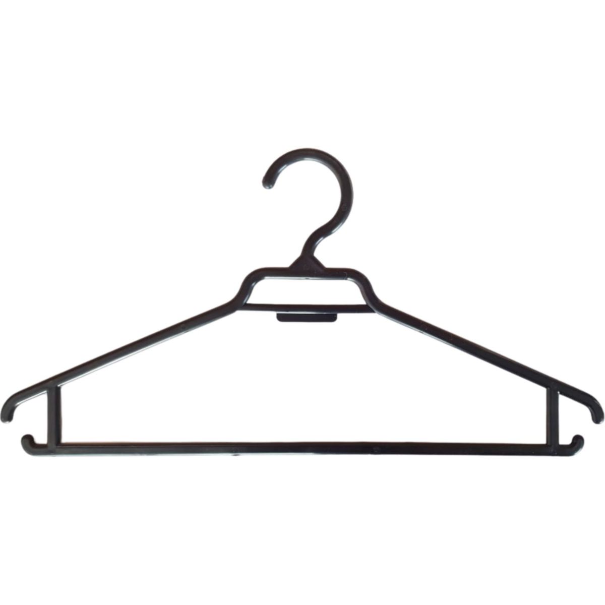 LIKE SHOP - Pack 15 Colgadores Ropa Negro
