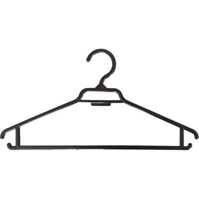 Imagen 2 del producto Pack 15 Colgadores Ropa Negro