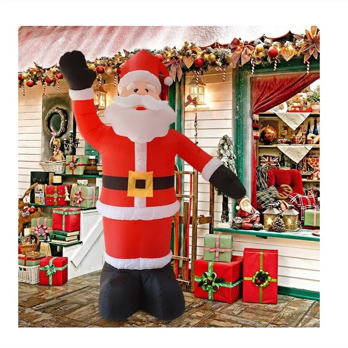 GENERICO - Inflable Navidad Viejito Pascuero Led Adorno 240cm Santa