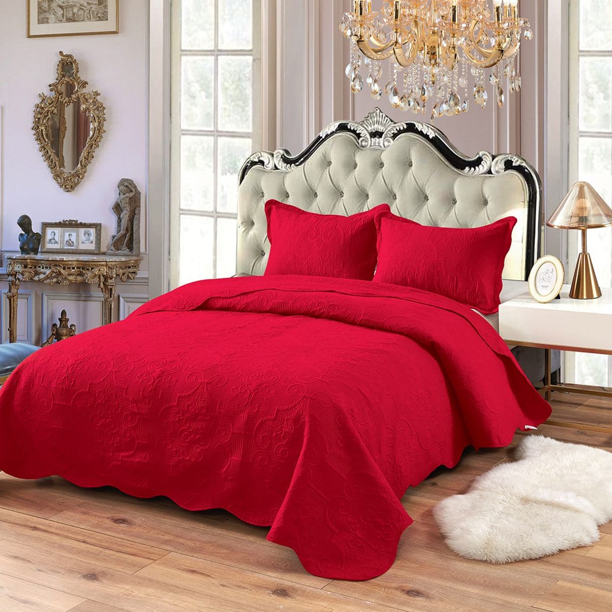 ANGELES DEL HOGAR - Cobertor de verano Quilt Plaza y Media