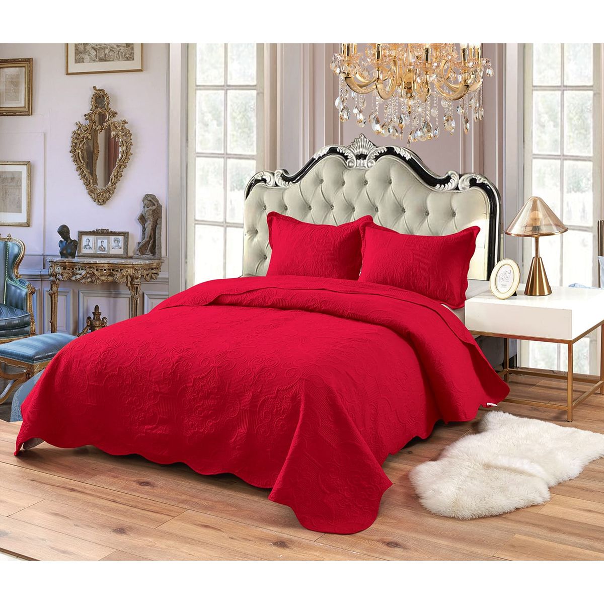 ANGELES DEL HOGAR - Cobertor de verano Quilt Plaza y Media