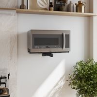 Soporte para Microondas - C/tope - Negro - SBR3.4