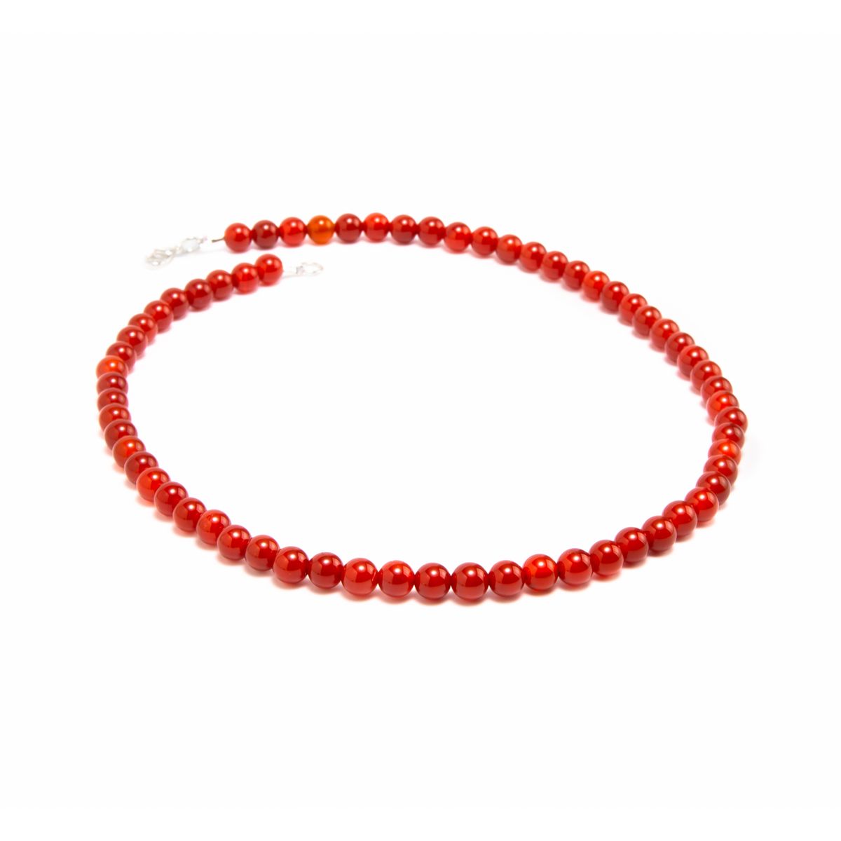 MCPTIENDATALLER - Collar de piedras cornalina