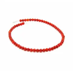 MCPTIENDATALLER - Collar de piedras cornalina