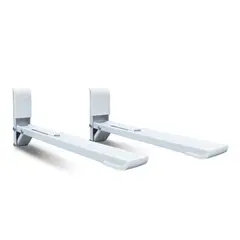 BRASFORMA - SOPORTE PARA HORNO MICROONDAS AJUSTABLE BLANCO SBR38
