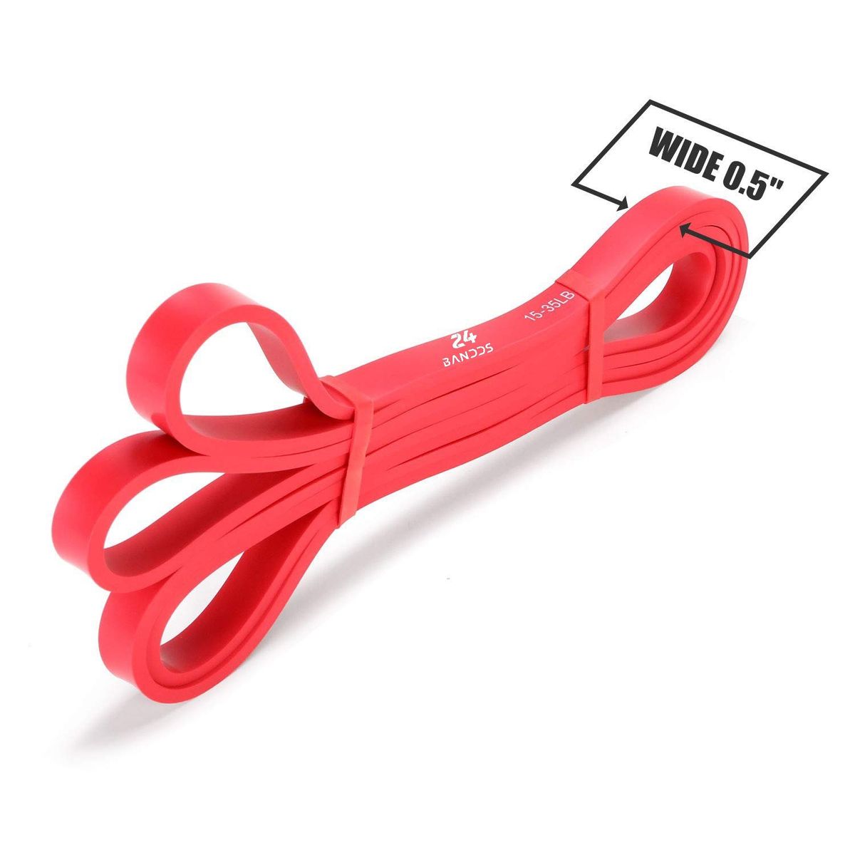 NOVYSTOR - Bandas Elásticas De Resistencia Crossfit Gym Calistenia Rojo