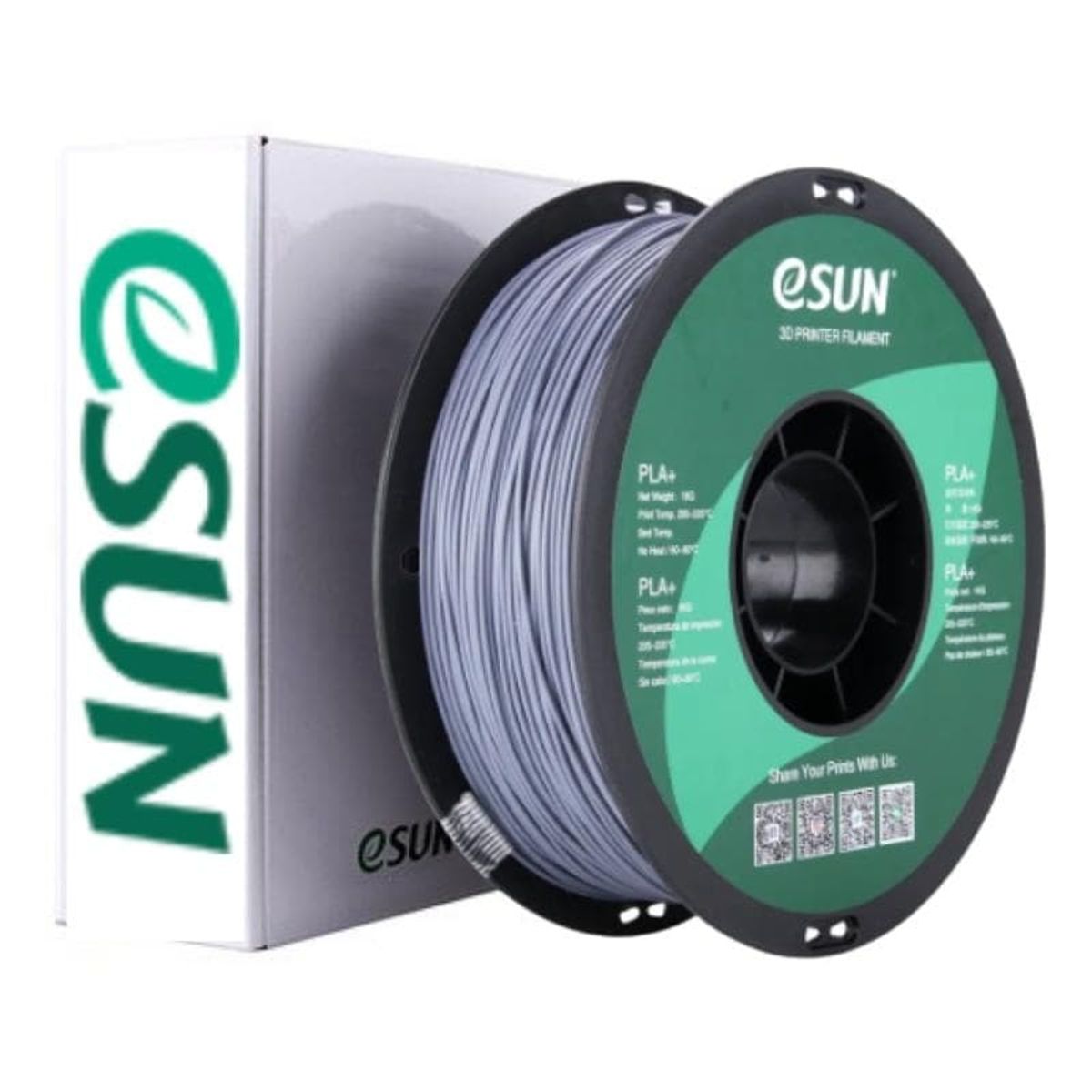 ESUN - Filamento 3D Pla Esun 1kg 175mm Gris