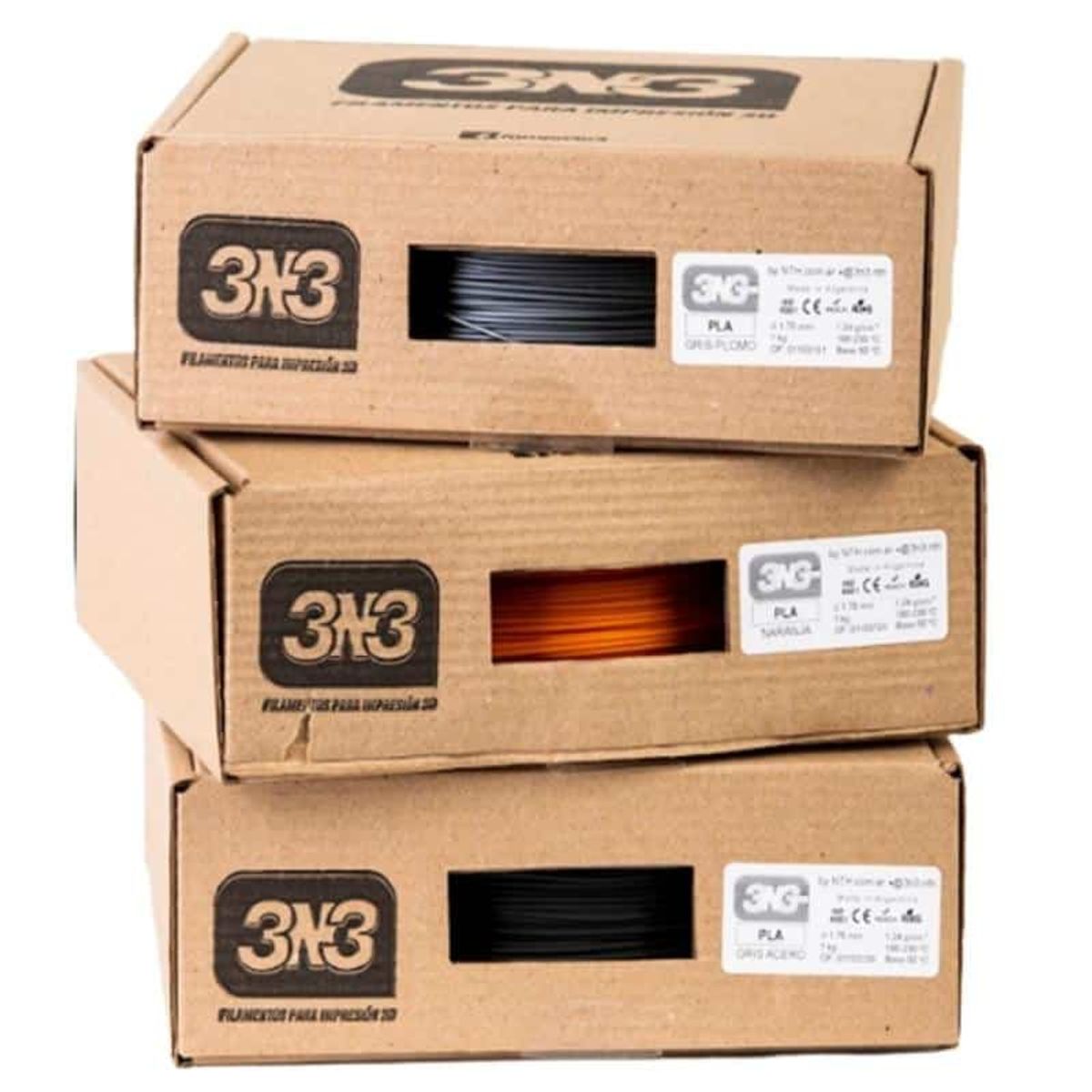 3N3 - Filamento 3D Pla 3N3 500g 175mm Blanco