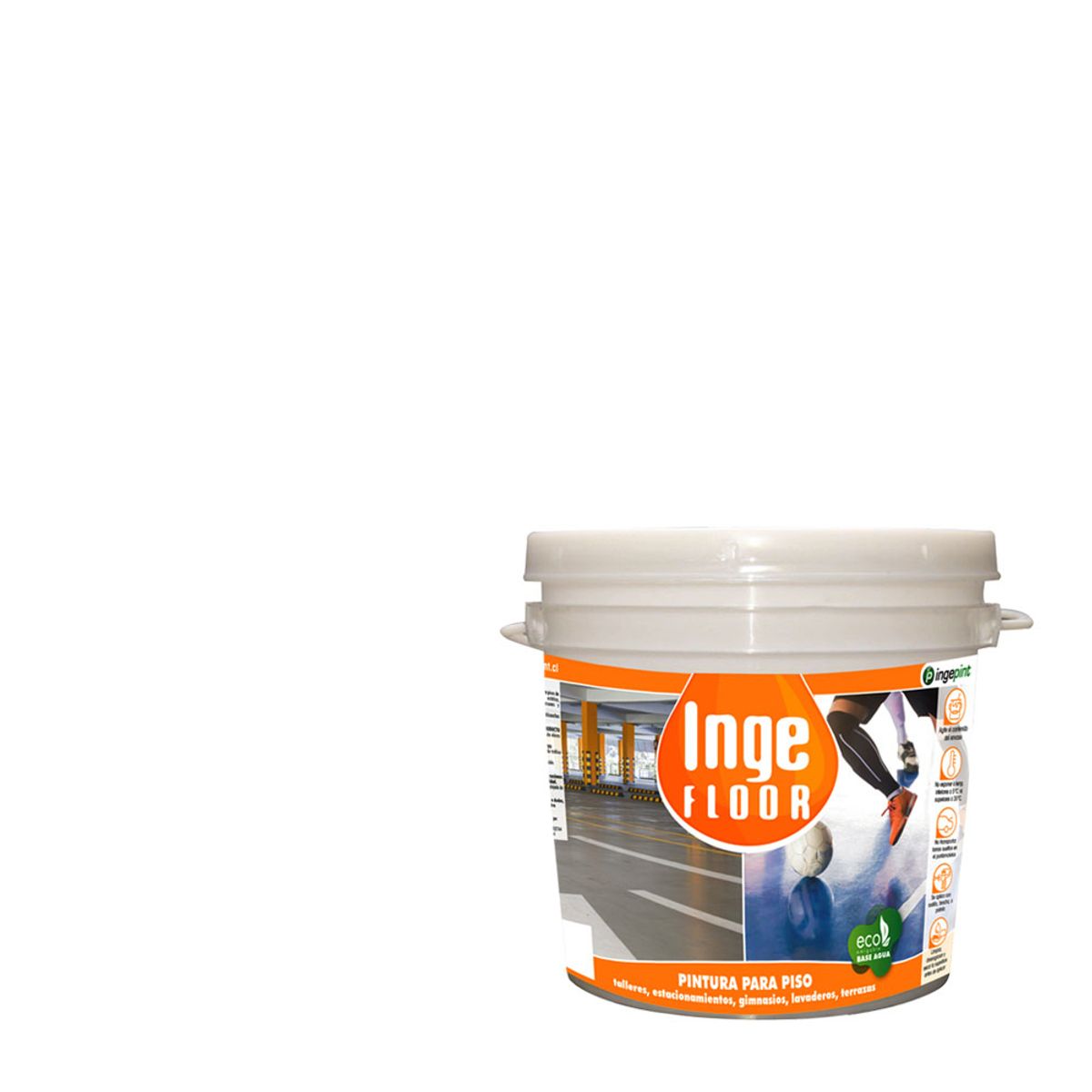 INGEPINT - Pintura sello para piso base agua 1 gl incoloro