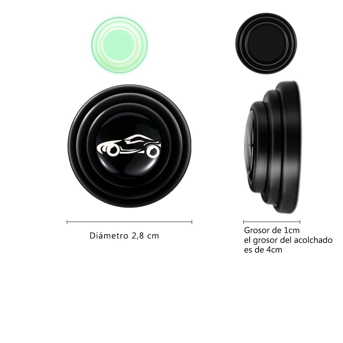 EVERSO - 6 Unidades Amortiguadores Para Puertas De Auto De Silicona