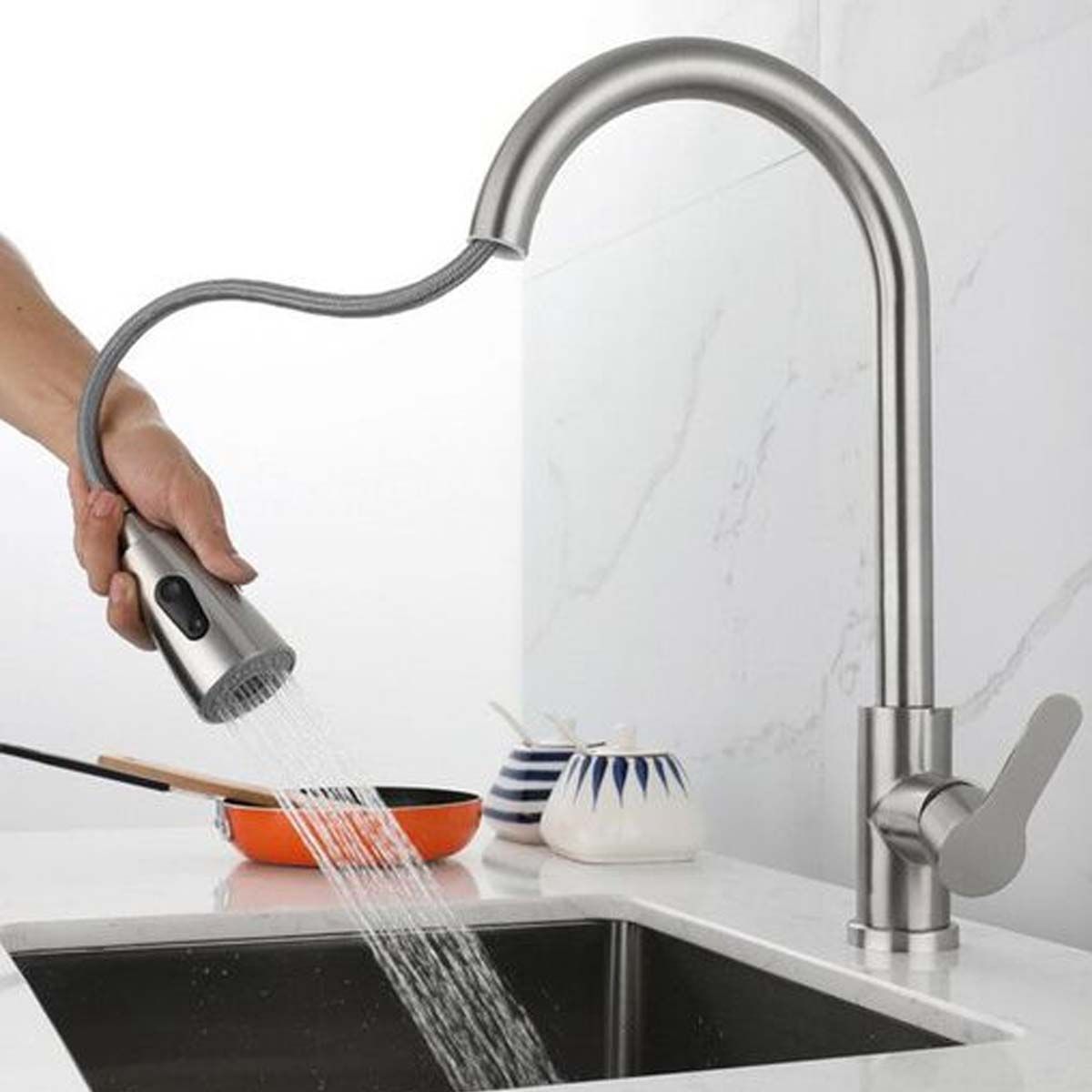 GENERICO - Llave Monomando Cabezal Flexible