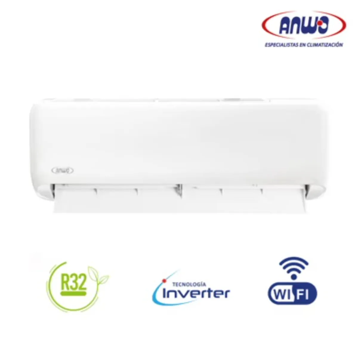 ANWO - Aire acondicionado tipo split muro Inverter de 18000 btu anwo