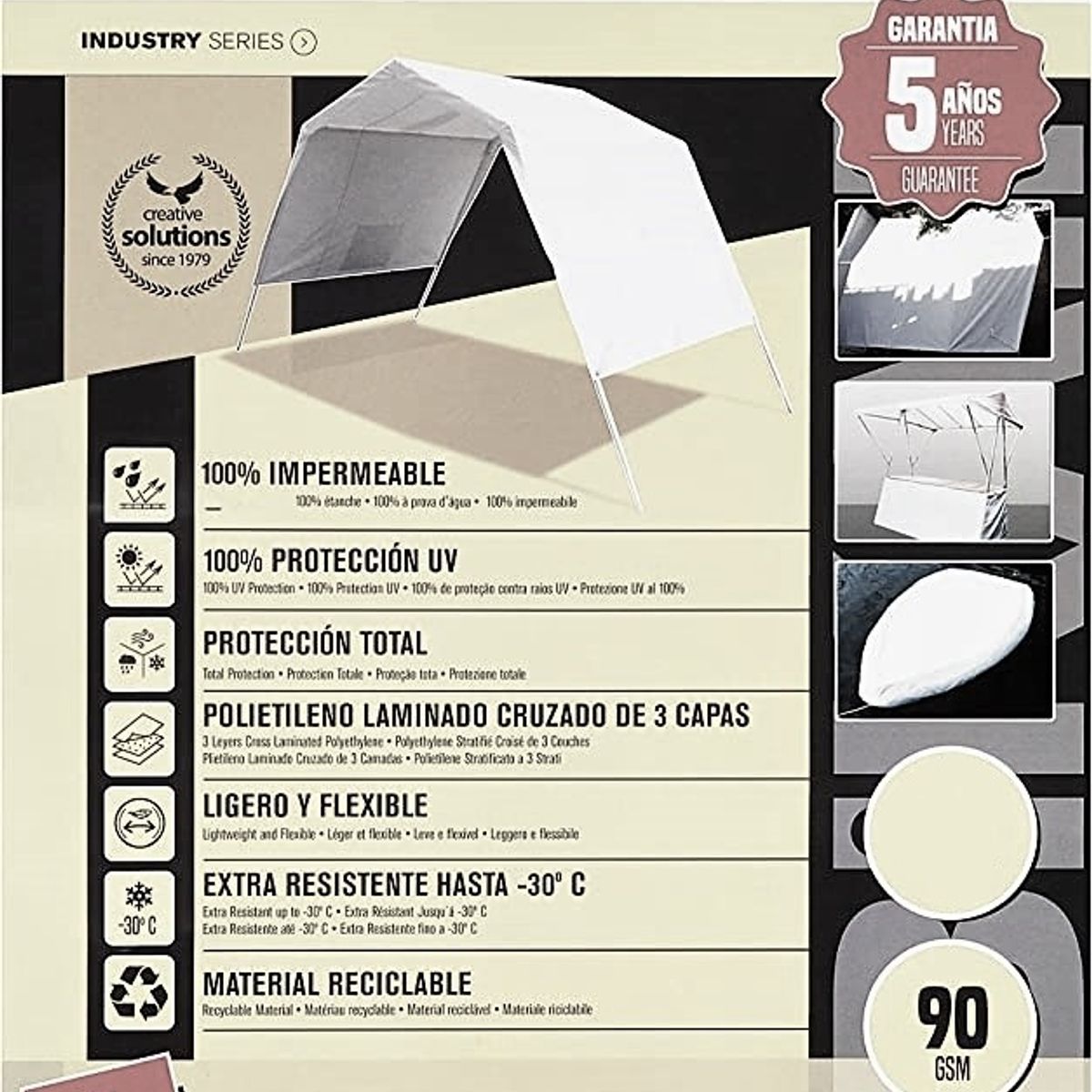 BIKAIN - LONA PROTECTORA UNIVERSAL 3X4 METROS