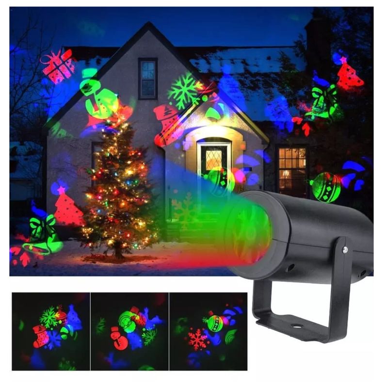 GENERICO - PROYECTOR DE LUZ LED PARA NAVIDAD Y HALLOWEEN