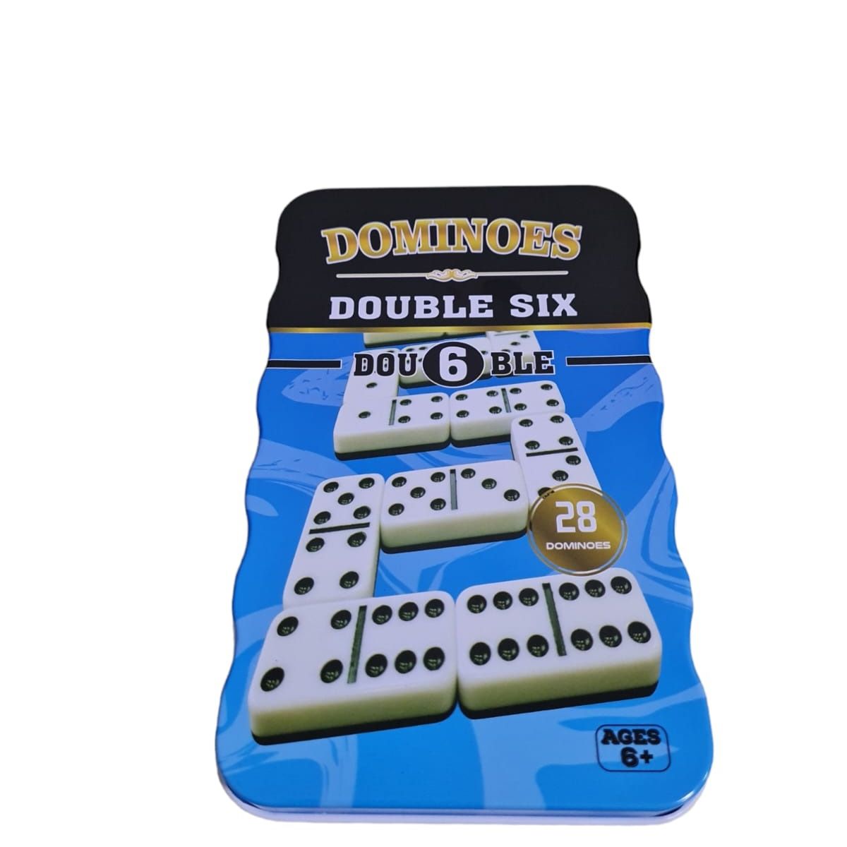GENERICO - Dominó Doble Seis Doble Color Portátil Viajes 28 Piezas