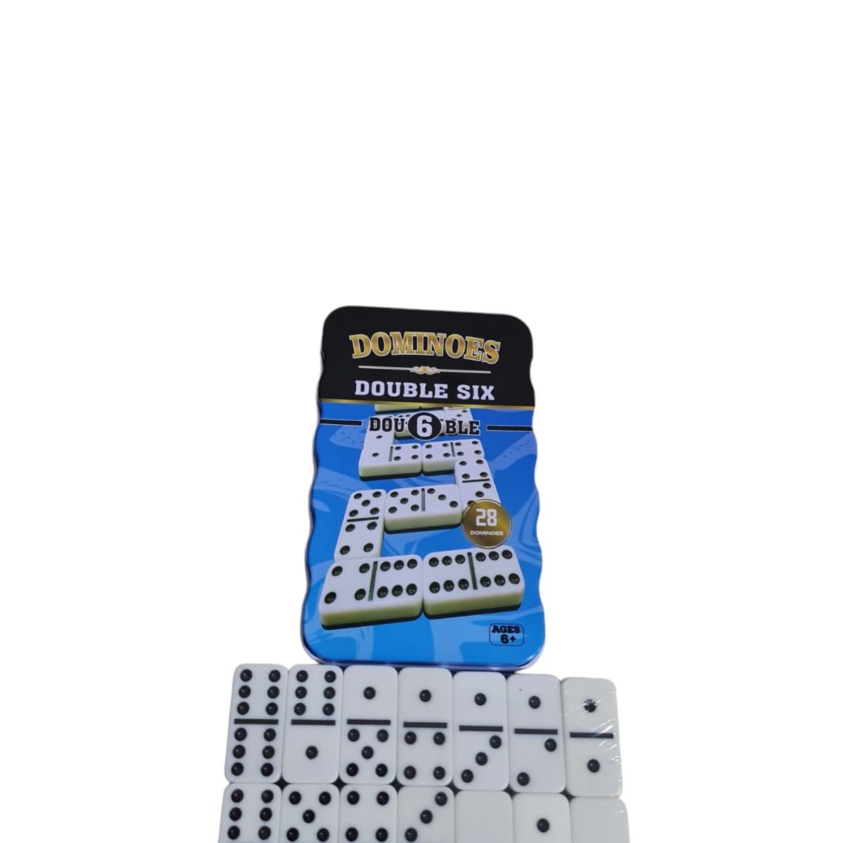 GENERICO - Dominó Doble Seis Doble Color Portátil Viajes 28 Piezas
