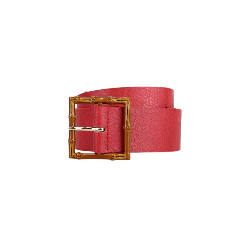 CARVEN - Cinturón mujer Taupo rojo Carven Paris
