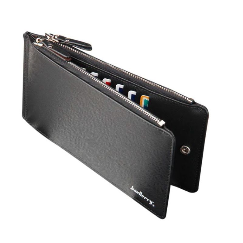 BAELLERRY - Billetera Tarjetero Hombre De Cuero Pu Baellerry Mod Paper