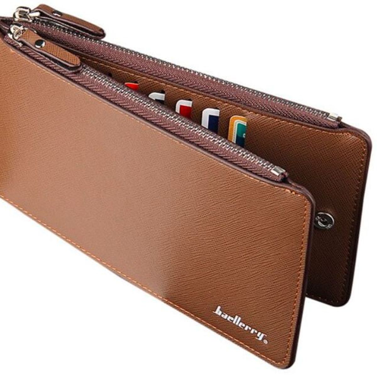 BAELLERRY - Billetera Tarjetero Hombre De Cuero Pu Baellerry Mod Paper