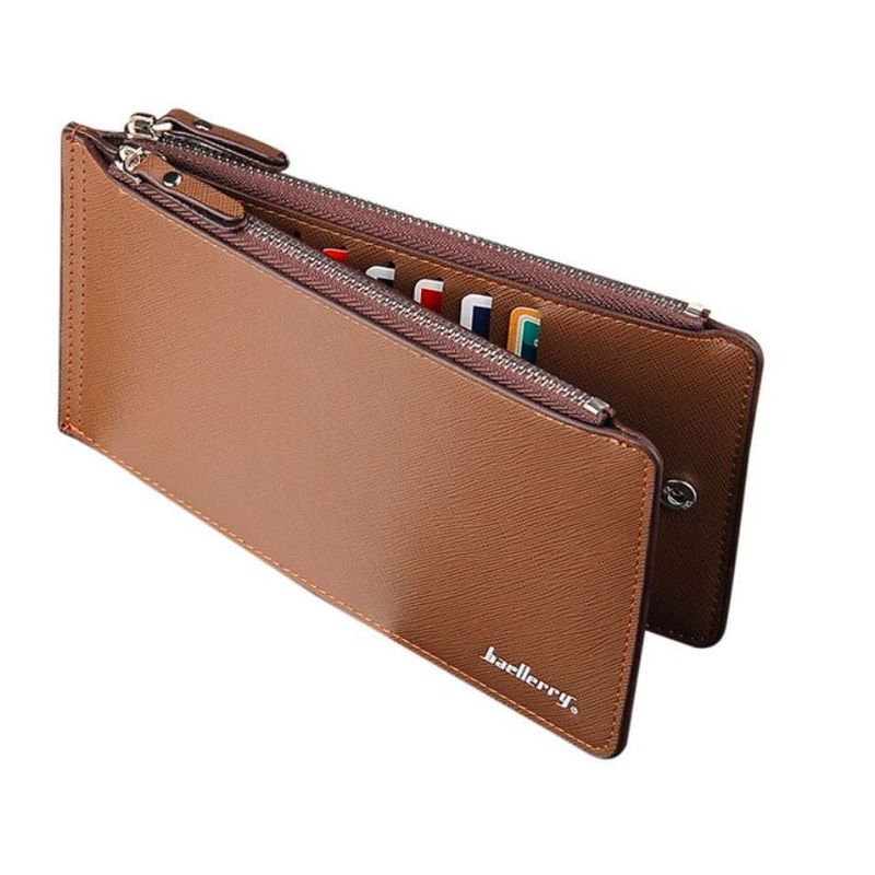 BAELLERRY - Billetera Tarjetero Hombre De Cuero Pu Baellerry Mod Paper